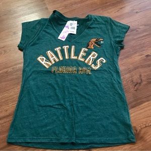 Touch Women Dark Green "Rattlers Florida A&M" Shortsleeve Tshirt size L
